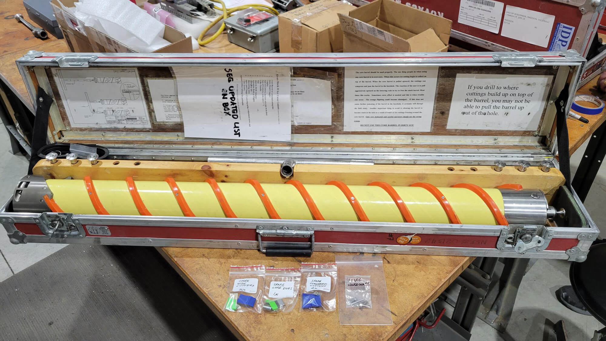 Kovacs 9-cm Mark II hand auger kit at NSF IDP.