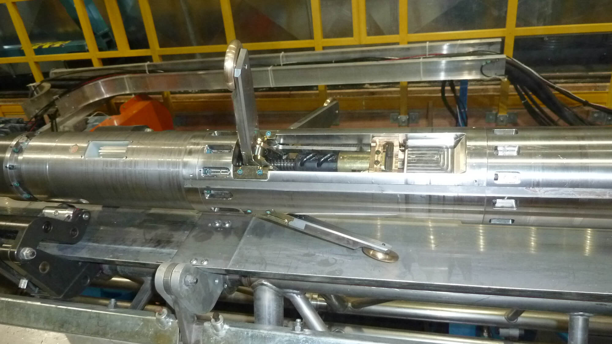 Replicate coring system actuator section. Photo: Chris Gibson, IDP-Wisconsin.