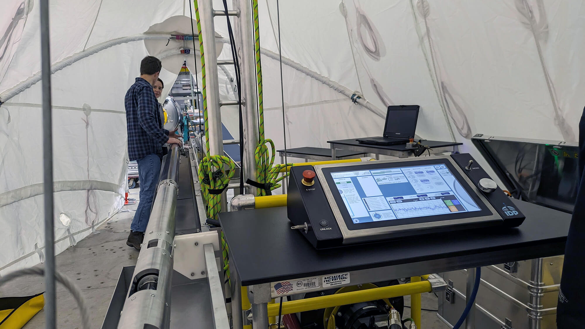 The control station for the 700 Drill. Credit: Umberto Stefanini.