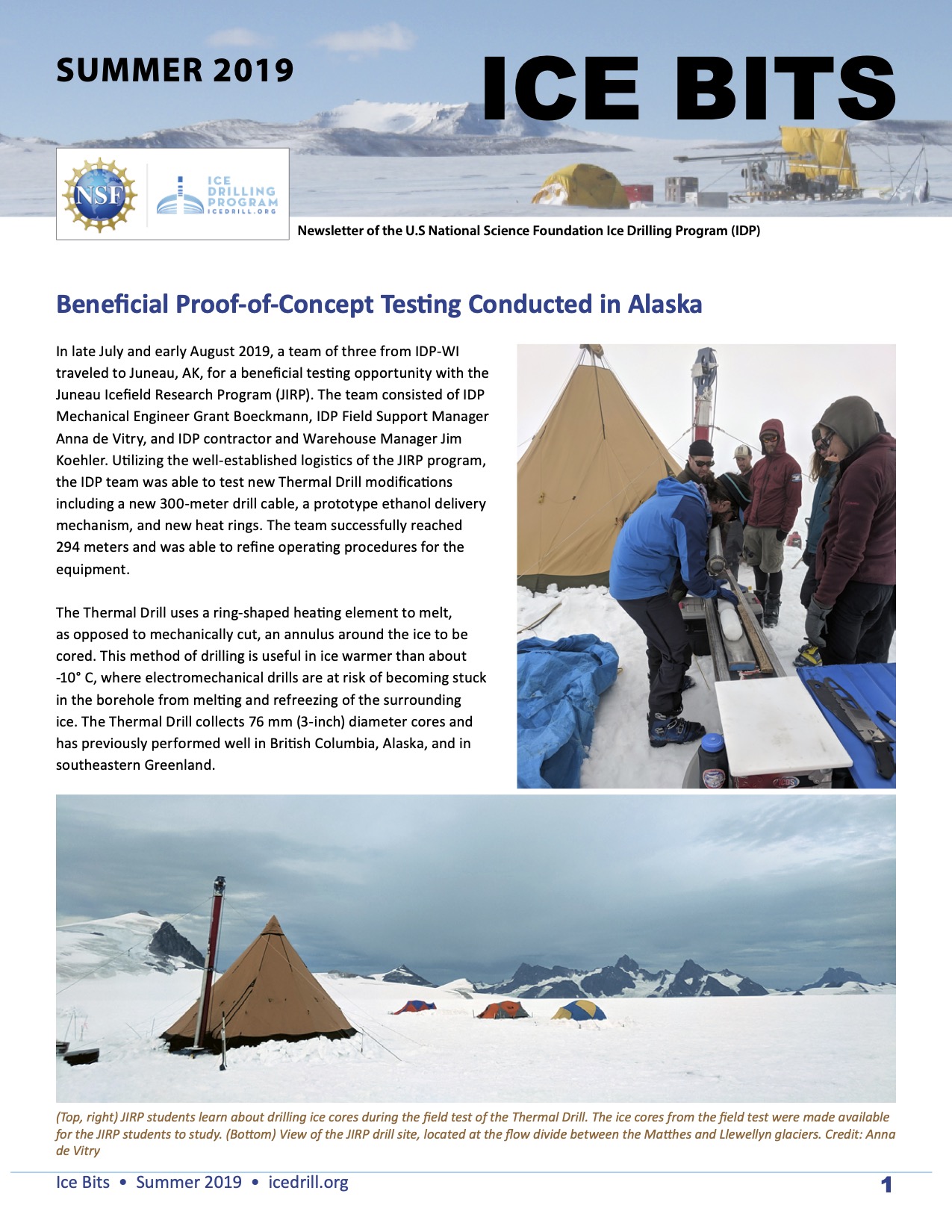 Cover Ice Bits Summer 2019