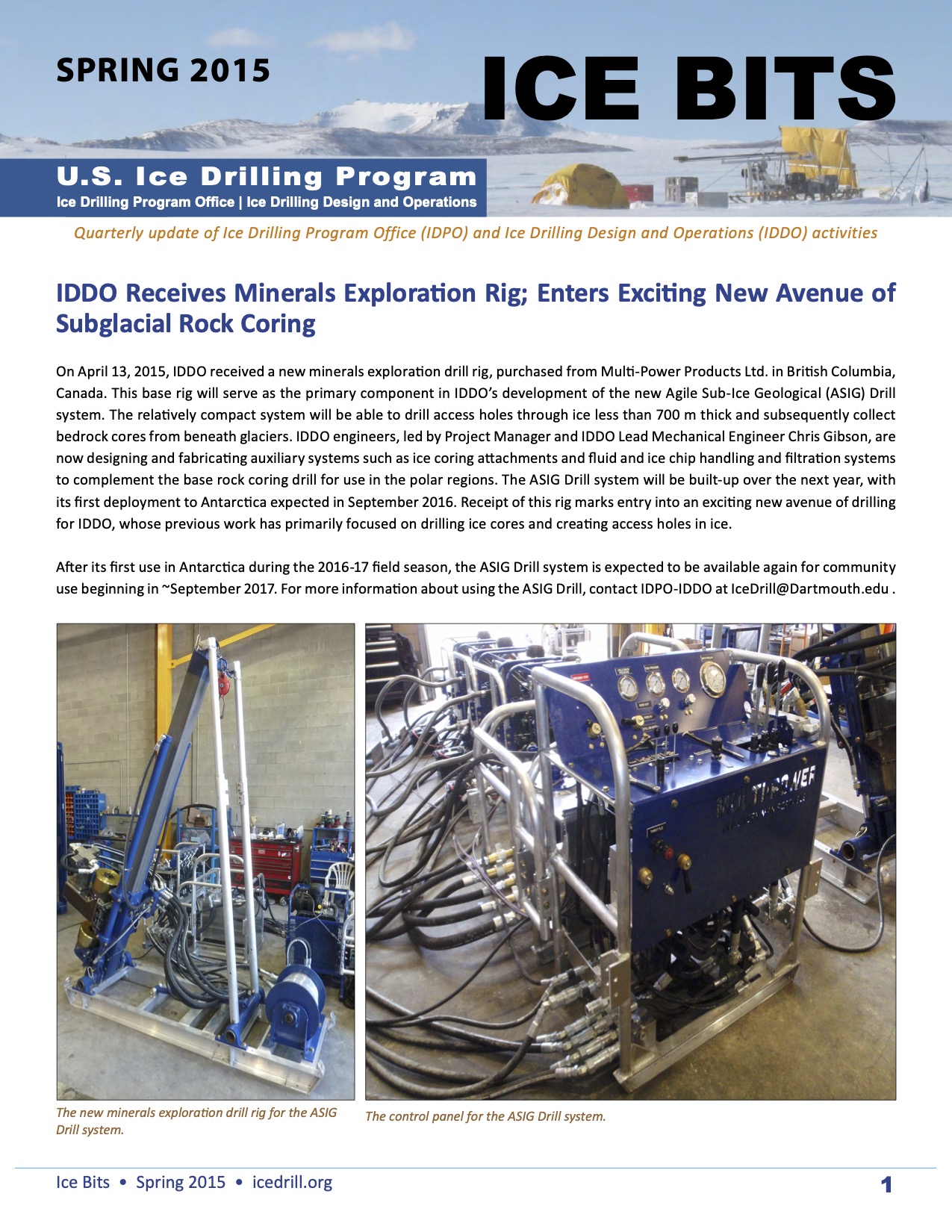 Cover Ice Bits Spring 2015